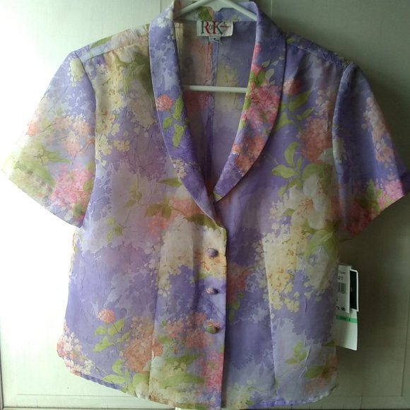 Two-Piece Floral Dress - Picture 8 of 9